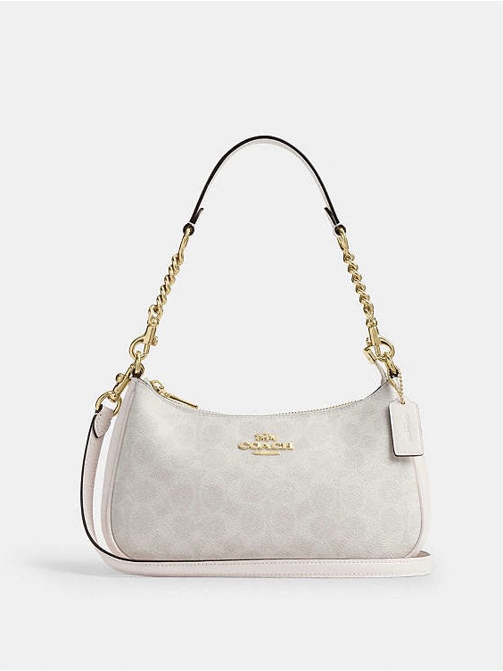 Coach Teri Shoulder Bag In Signature Canvas